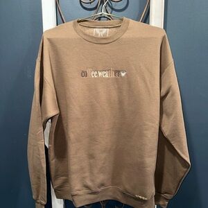 Cozy Brown Crew Neck Sweater